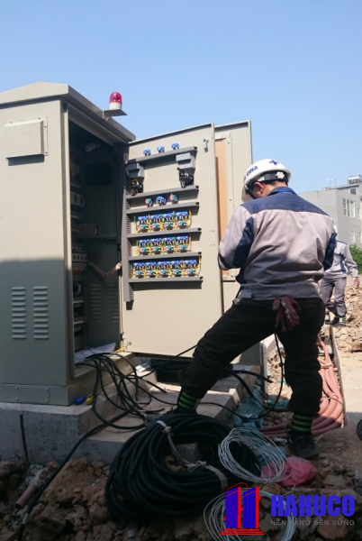 Tủ điều khiển trạm xử lý nước thải Grace Thái Nguyên